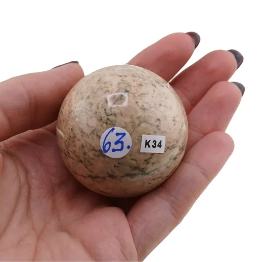 Unakit, sfera naturala unicat, K34, imagine 2