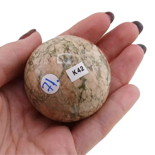 Unakit, sfera naturala unicat, K42, imagine 2