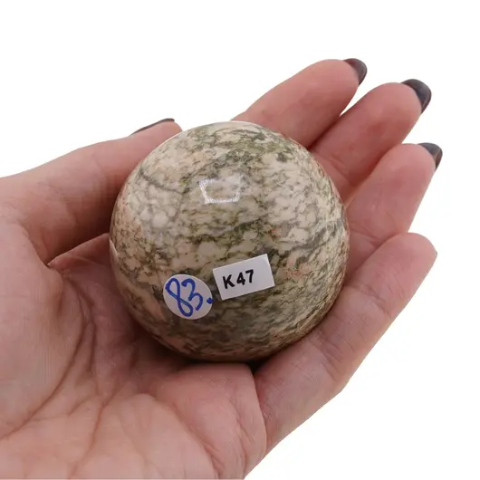 Unakit, sfera naturala unicat, K47, imagine 2