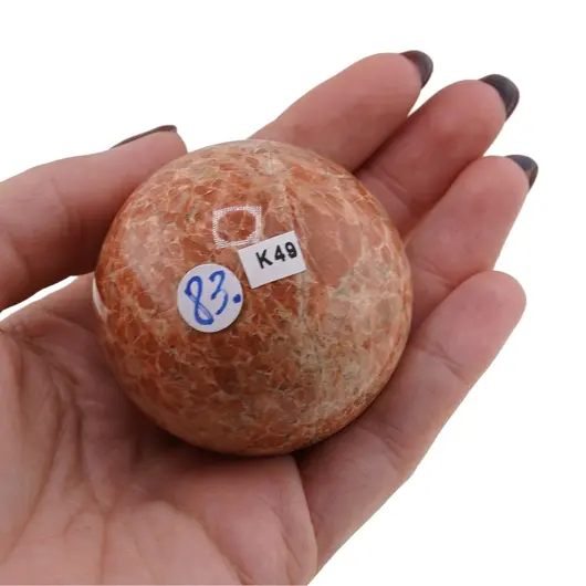 Unakit, sfera naturala unicat, K49, imagine 2