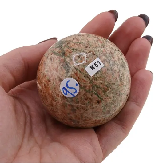Unakit, sfera naturala unicat, K51, imagine 2