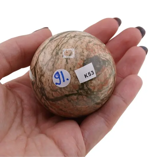 Unakit, sfera naturala unicat, K53, imagine 2