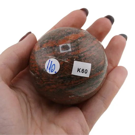 Unakit, sfera naturala unicat, K60, imagine 2