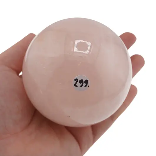 Cuart roz, sfera naturala unicat, M101, imagine 2