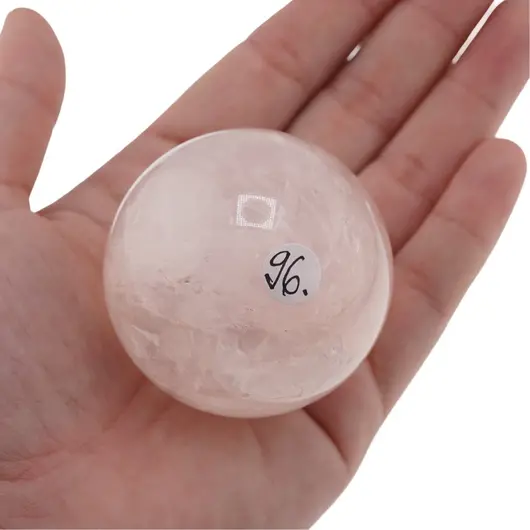 Cuart roz, sfera naturala unicat, M11, imagine 2