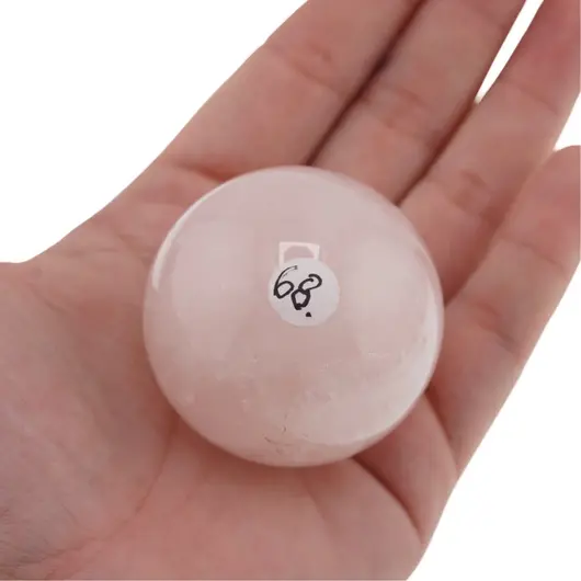 Cuart roz, sfera naturala unicat, M14, imagine 2