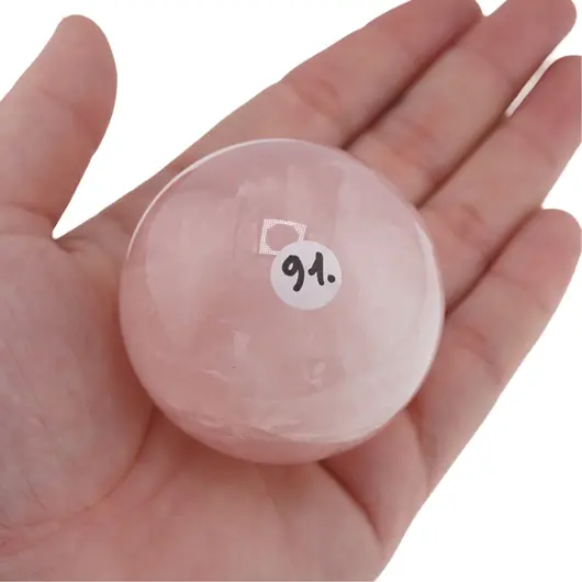 Cuart roz, sfera naturala unicat, M25, imagine 2