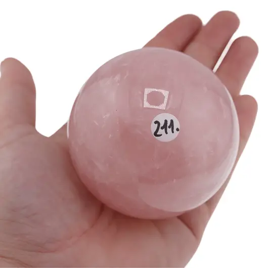 Cuart roz, sfera naturala unicat, M27, imagine 2