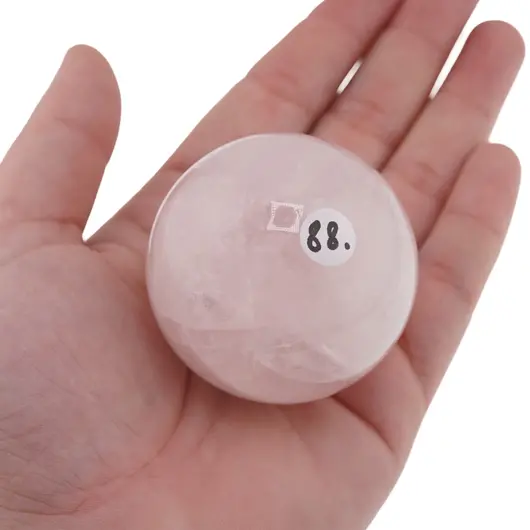 Cuart roz, sfera naturala unicat, M29, imagine 2