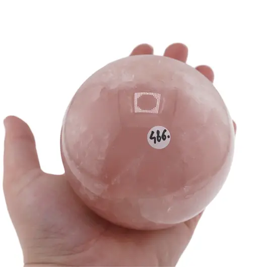 Cuart roz, sfera naturala unicat, M30, imagine 2