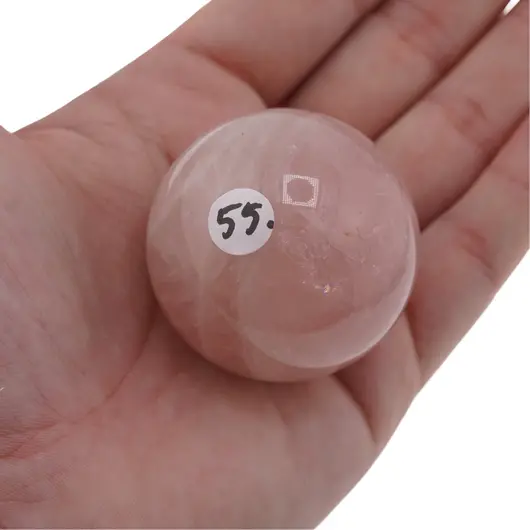 Cuart roz, sfera naturala unicat, M37, imagine 2