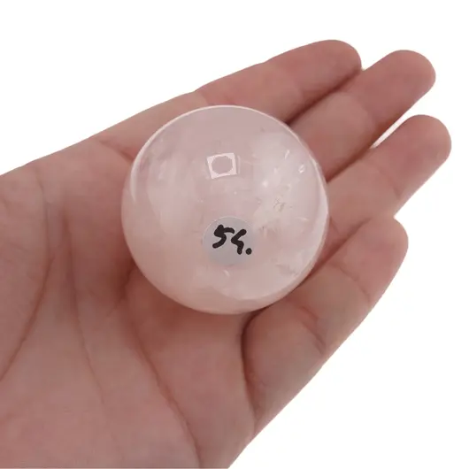 Cuart roz, sfera naturala unicat, M41, imagine 2