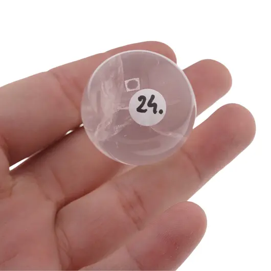 Cuart roz, sfera naturala unicat, M43, imagine 2