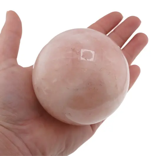 Cuart roz, sfera naturala unicat, M69, imagine 2