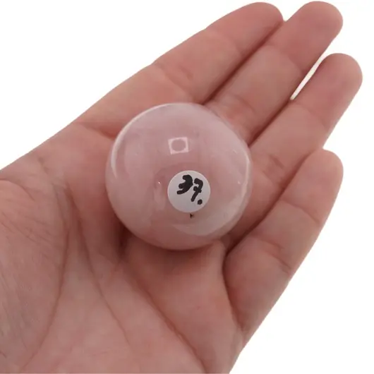 Cuart roz, sfera naturala unicat, M73, imagine 2
