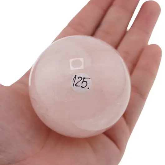 Cuart roz, sfera naturala unicat, M8, imagine 2