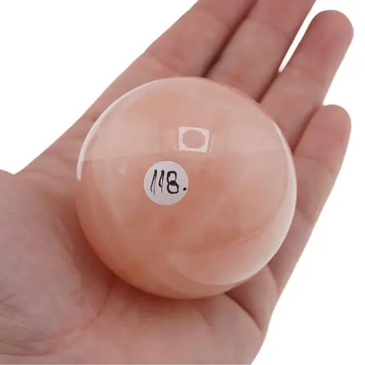 Cuart roz, sfera naturala unicat, M9, imagine 2