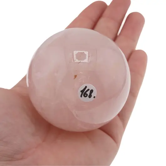 Cuart roz, sfera naturala unicat, M92, imagine 2