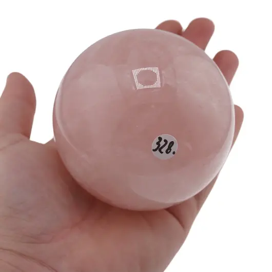 Cuart roz, sfera naturala unicat, M99, imagine 2