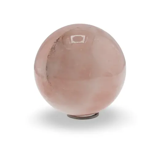 Cuart roz, sfera naturala unicat, M1