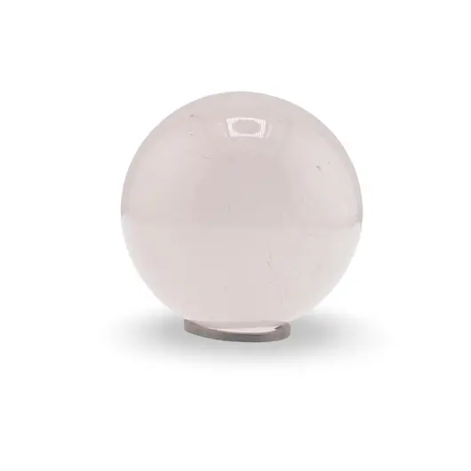 Cuart roz, sfera naturala unicat, M12
