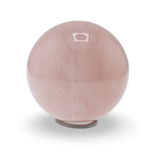 Cuart roz, sfera naturala unicat, M23