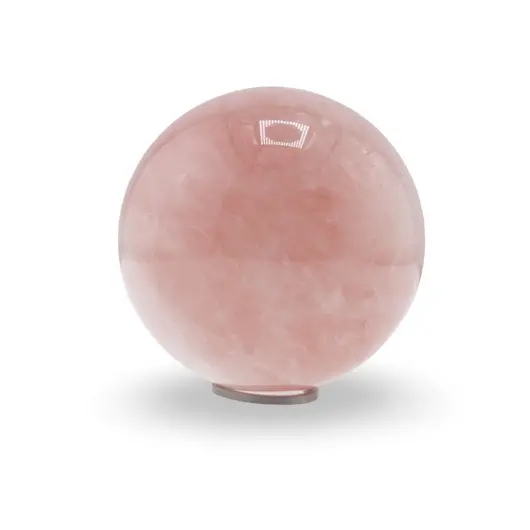 Cuart roz, sfera naturala unicat, M36