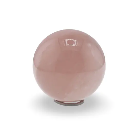 Cuart roz, sfera naturala unicat, M38