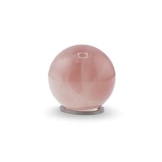 Cuart roz, sfera naturala unicat, M48