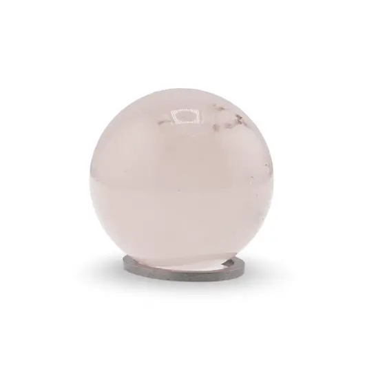 Cuart roz, sfera naturala unicat, M49
