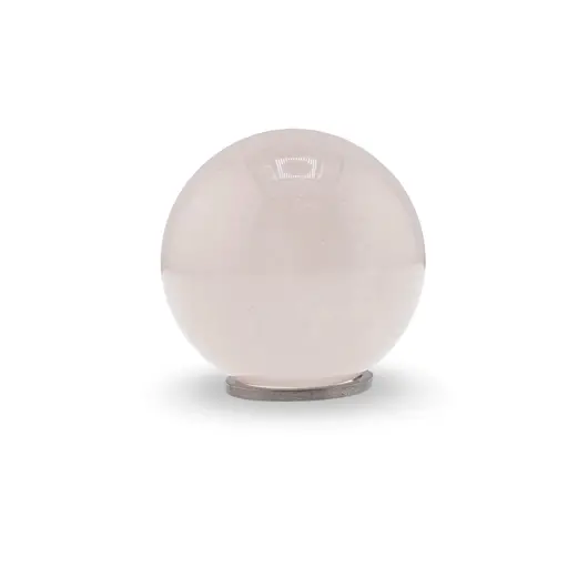 Cuart roz, sfera naturala unicat, M54