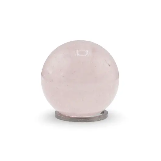 Cuart roz, sfera naturala unicat, M55