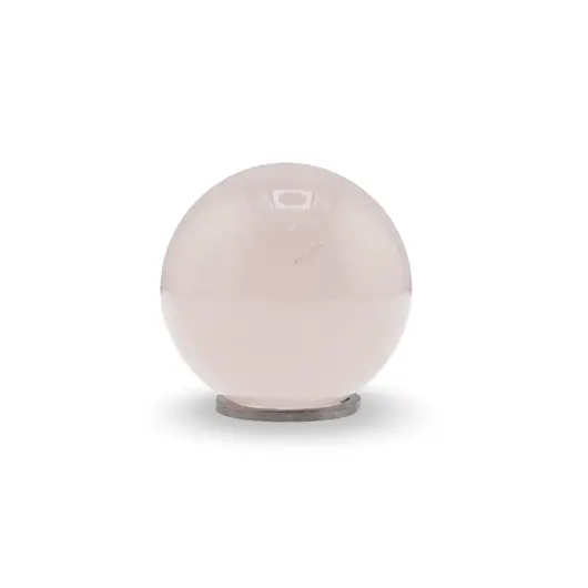 Cuart roz, sfera naturala unicat, M56