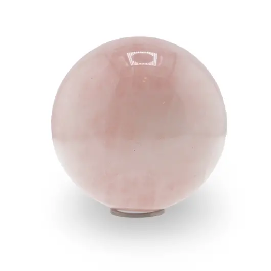 Cuart roz, sfera naturala unicat, M61