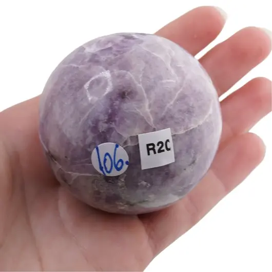 Lepidolit, sfera unicat, R20, imagine 2