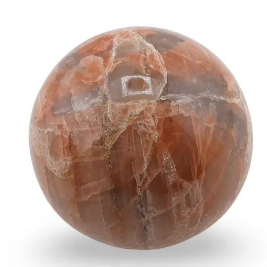 Piatra lunii piersica, sfera unicat, G8