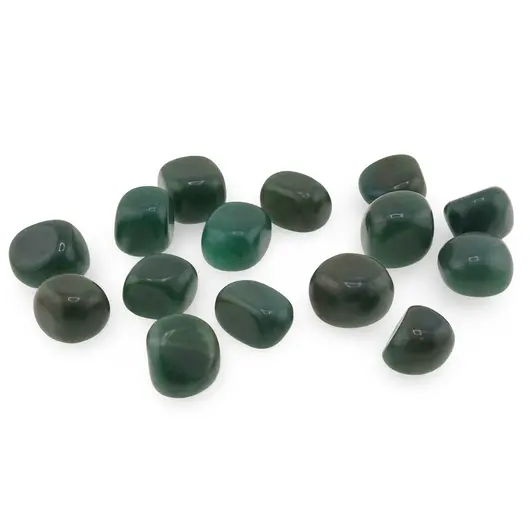 Aventurin inchis cristal rulat, 15-20g, imagine 3