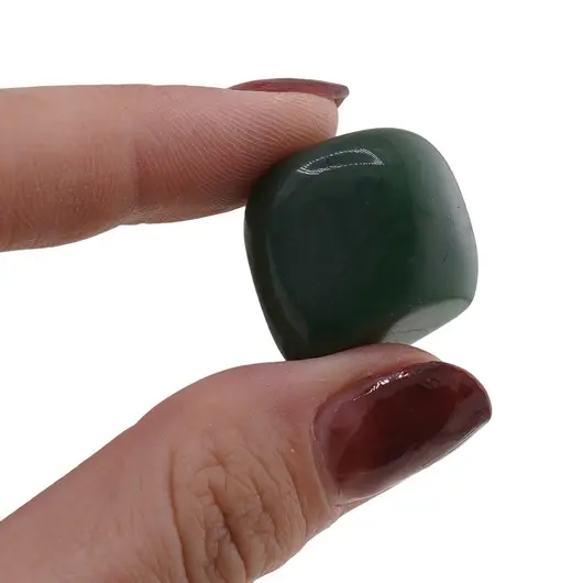 Aventurin inchis cristal rulat, 15-20g, imagine 5