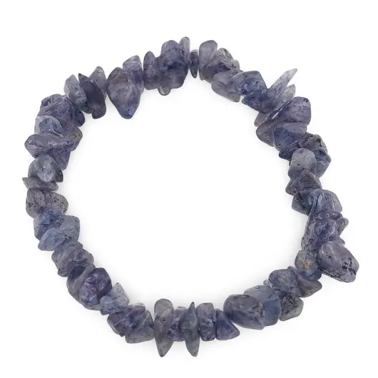 Bratara pe elastic cu pietre chips Iolith