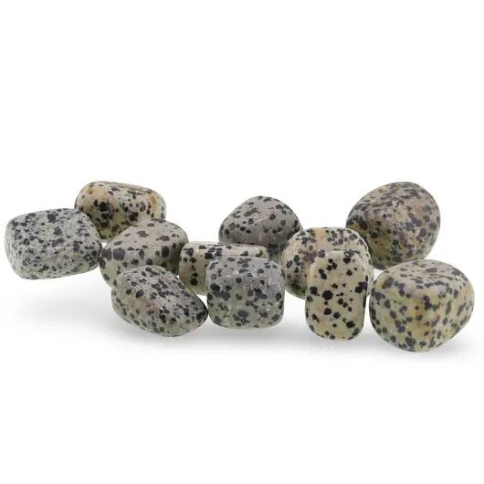 Jasp dalmatian cristal rulat, 12-15g, imagine 3