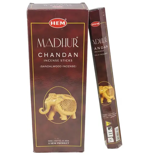 Betisoare parfumate HEM Madhur Chandan 20 buc