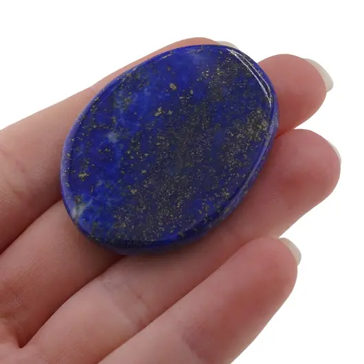 Cristal slefuit Lapis lazuli cu afirmatie gravata - Believe, imagine 5