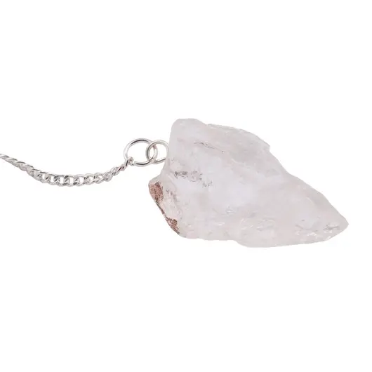 Pendul radiestezie din Cristal de stanca brut, imagine 2