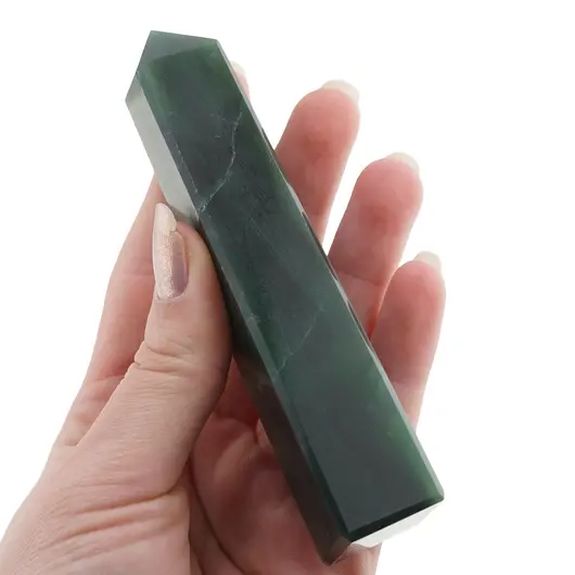 Turn / Obelisc cu patru fatete din aventurin dark, 80-100g, imagine 3