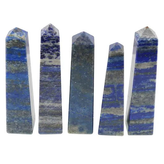 Turn / Obelisc cu patru fatete din Lapis Lazuli , 110-130g