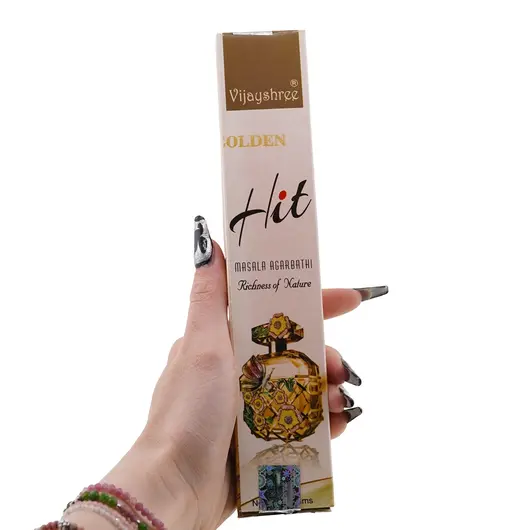 Betisoare parfumate Vijayshree Golden - Hit Masala Agarbathi, imagine 3