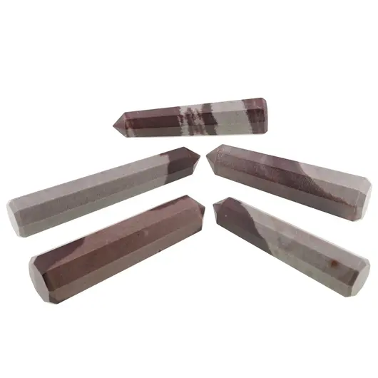 Turn / Obelisc cu opt fatete din Shiva lingam, 60-80g, imagine 2