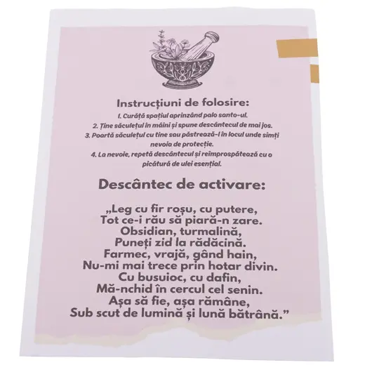 Saculet de protectie impotriva farmecelor, imagine 4