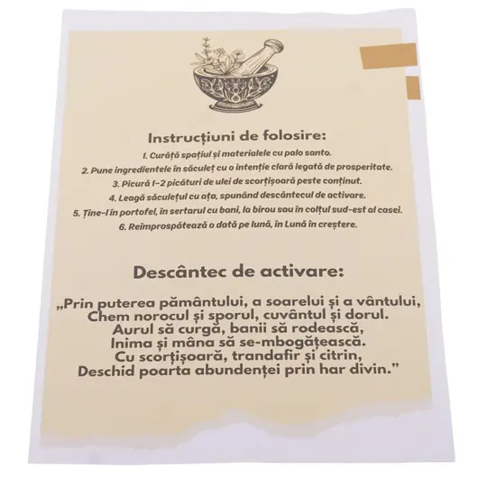 Saculet pentru abundenta financiara, imagine 4