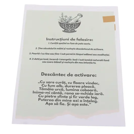 Saculet pentru vindecare - Ritual de regenerare energetica, imagine 4